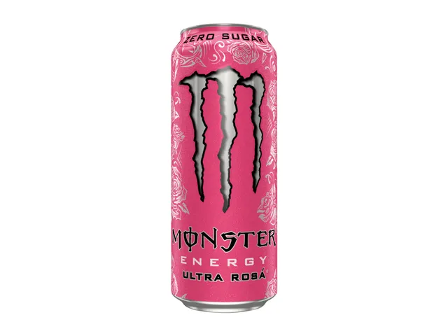 Energiedrank Monster ultra rosa blik suikervrij 500ml