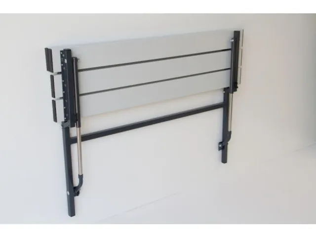 banc pliable,HxLxP 780x2000x380mm,barres alu,structure acier RAL7035