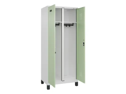 locker voor scheiding van kleding,HxBxD 1950x800x500mm,2vak