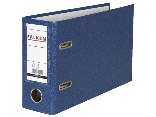 Classeur à levier PP A5 à l'italienne dos de 80mm - Bleu