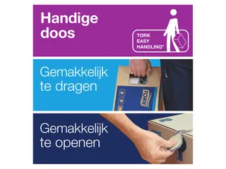 Tork 290190 H3 oplosbare Handdoek Advanced ZigZag 2-laags Wit 15x250v - 2