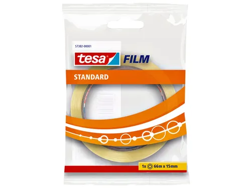 Plakband Tesa film standaard 15mmx66m