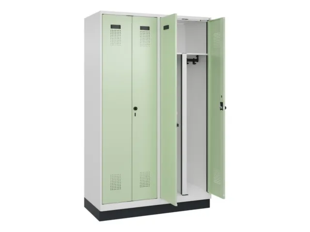 PBM-locker,HxBxD 1950x1200x500mm,4vak,vak B 300mm,draaigrendel