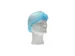 Haarnet CMT clip non-woven M 50cm PP blauw 100 stuks