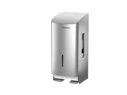 toiletpapierdispenser,HxBxD 277x117x130mm,v. 2rol(len),behuizing RVS
