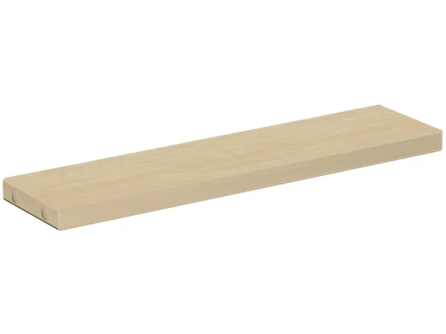 Tablette repose-sacs droite,p. mobilier d'accueil,lxP 500x120mm,bois