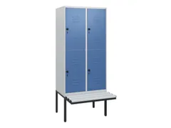 Dubbeldekse dekenkist,HxBxD 1950x800x815mm,2x2vak.,vak B 400mm