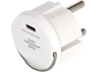 Brennenstuhl Stopcontactadapter USB C 2.4A Wit - 5