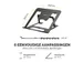 Support ordinateur portable Fellowes Alumia noir