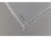 enveloptas transparant A4 met perforatierand en klittenbandsluiting 20