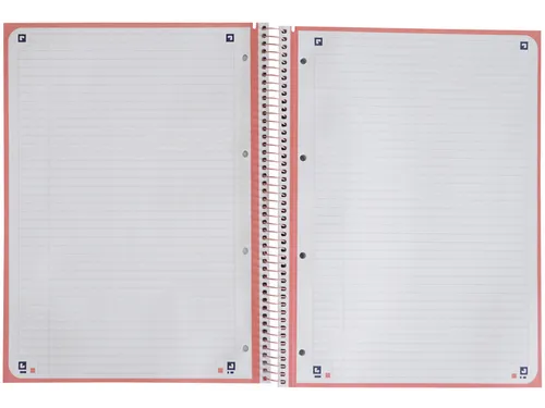 Notitieboek Touch Europeanbook A4+ lijn 80v Pastel Roze