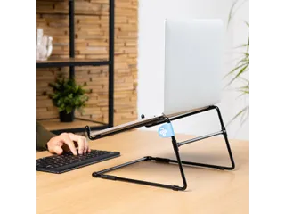 Laptopstandaard R-Go Steel Office voor 10-22 inch Zwart - 8