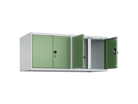 opzetkast,v. locker voor scheiding van kleding,4vak.,vak B 300mm