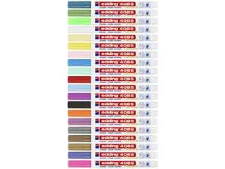 Krijtstift edding by Securit 4085 rond 1-2mm pastel geel - 3