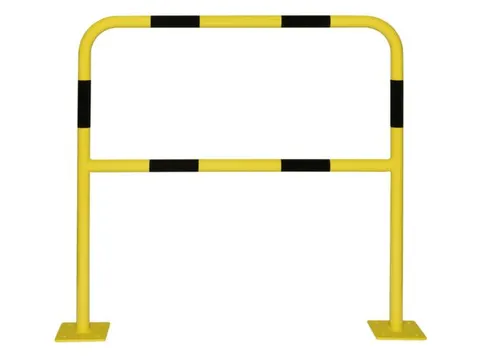 beschermbeugel,v. binnen,HxB 1000x1000mm,staal,geel/zwart