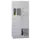 lockerkast,HxBxD 1850x800x500mm,2x5vakken,RAL7035,front RAL5010