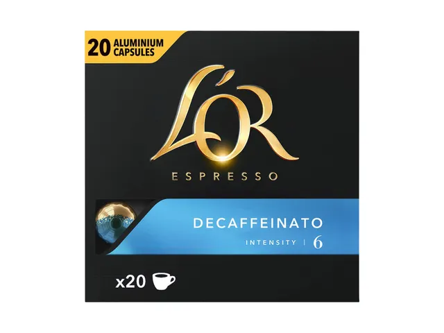 Koffiecups L'Or espresso Decaffeinato 20 stuks