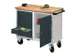 Établi Mobile Charge Maxi. 400Kg Tôle D'acier Ral7035 Façade Ral701