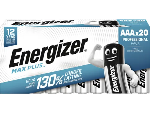 Batterij Energizer Max Plus 20x AAA alkaline