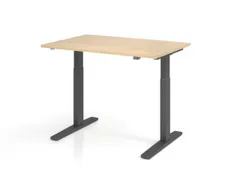 Elektrisch in hgte vst. zit-sta-bureau,HxBxD 700-1200x1200x800mm