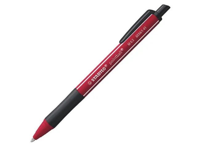 Balpen STABILO pointball Wildflower Bordeaux Medium