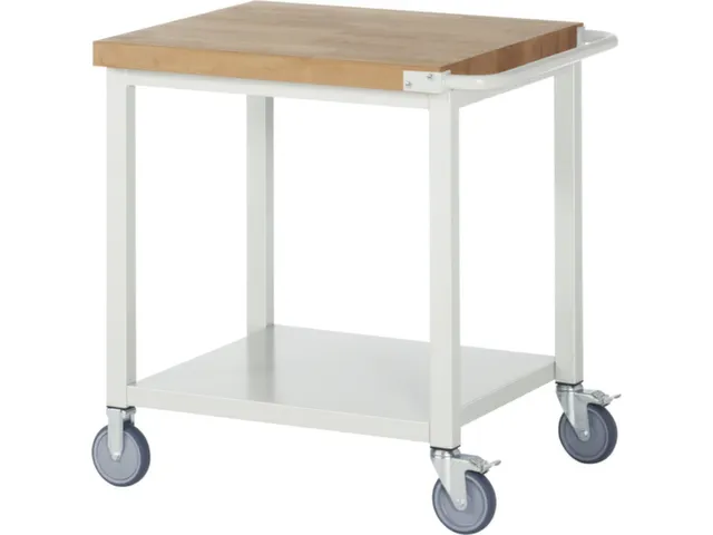 Werkbank 880x750x700mm Beukenhouten Werkblad Legbord Duwbeugel