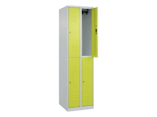 dubbeldekse locker,HxBxD 1850x500x500mm,2x2vak.,vak B 250mm - 2