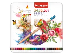 Kleurpotloden Bruynzeel Expression assorti blik à 24 stuks