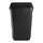 Afvalbak 441454 kunststof mat zwart 43 Liter