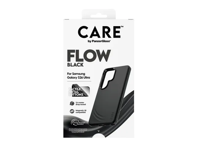 PanzerGlass CARE by Flow Case Black w. Qi Samsung Galaxy S26 Ult