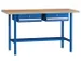 Werkbank 840x1500x700mm 2laden 150mm Frame Ral5010 Front Ral5010
