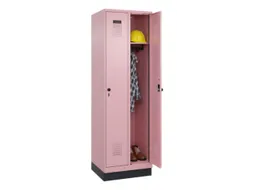 locker,HxBxD 1950x600x500mm,2vak,vak B 300mm,draaigrendel,sokkel