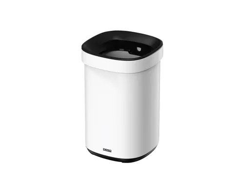 Afvalbak Desq 6112.01 Open inworp 20 liter Metaal Wit