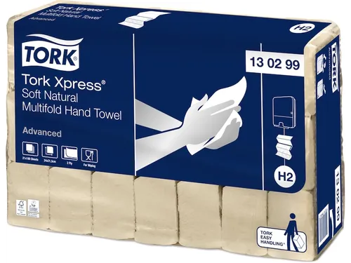 Tork 130299 Xpress H2 Soft Natural Multifold Handdoek 2-laags 3780 stu