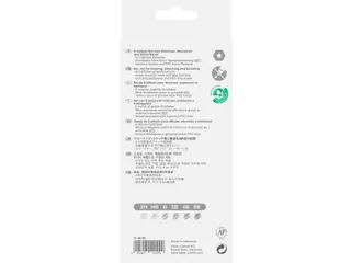 Potlood Faber-Castell 6 hardheden inclusief puntenslijper en gum - 3