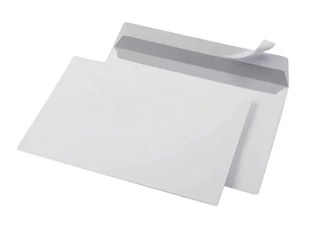 Envelop Quantore Bank C6 114x162mm 80gr Wit zelfklevend