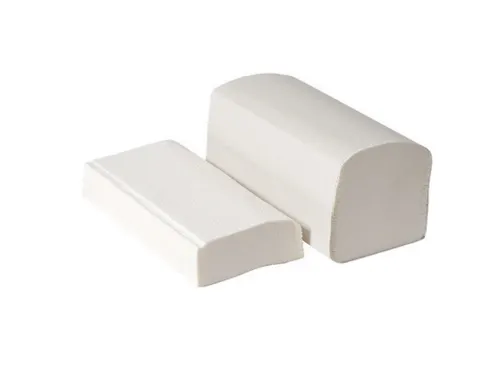 Handdoekpapier Z-Vouw 2-Laags Wit 24x21cm Eco Cellulose
