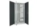 verticale kast,HxBxD 1950x1000x600mm,RAL7035,front RAL7016