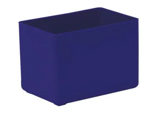 Inzetbak HxLxB 54x80x53mm Polystyreen Blauw 50 stuks - 1