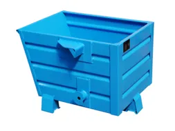 Kiepbak Hxbxd 600x600x800mm 0.30m³ 50kg Draagverm. 500kg Ral5012