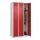 locker,HxBxD 1850x900x500mm,3vak,vak B 300mm,cil.-slot,staand op vloer