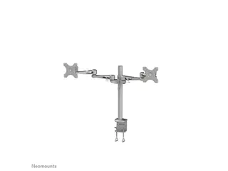 Monitorarm FPMA-D935D 2 Schermen tot 27 inch met Klem Zilver - 4