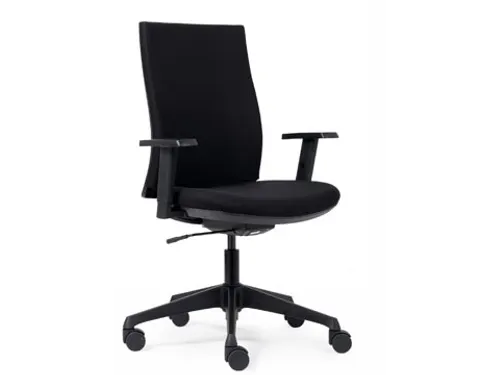 bureaustoel Canillo, stoffen rug