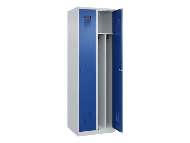 locker voor scheiding van kleding,HxBxD 1850x600x500mm,2vak