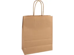 Papieren zak, ft 32 x 12 x 41 cm, bruin