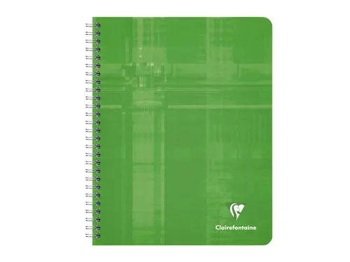 Schrift Clairefontaine A5+ ruit 5x5mm 120 pagina's 90gr assorti