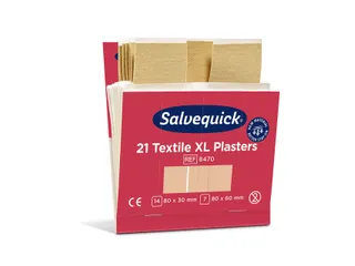 Salvequick Extra Grote Textielpleisters 21 Stuks - 6