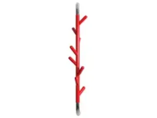 OUTLET Wandkapstok Linair Rood, Verchroomd - 1