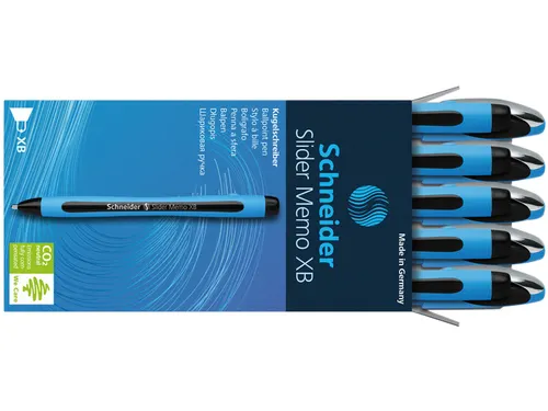 Balpen Schneider Slider Memo Zwart Extra Breed