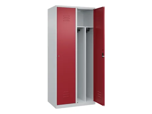 locker voor scheiding van kleding,HxBxD 1850x800x500mm,2vak